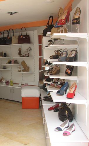 Amenagement magasin de chaussures à Marrakech